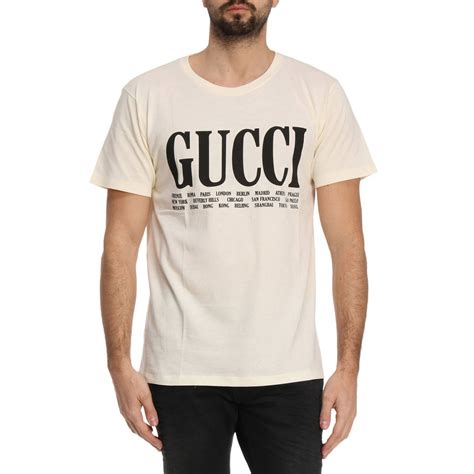 gucci t shirt men white|Gucci plain white t shirt.